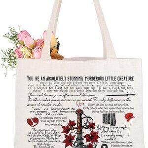 From Blood And A Series Crossbody Bag FBAA Book Quote Adjustable Strap Purse We